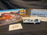Vintage Rock Island White Route Rock Bay Window Caboose Athearn Ho Scale In Original Box