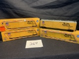 Four Ho Scale Mehano Master Model Makers Union Pacific Freight Cars