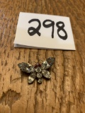 vintage butterfly brooch signed and made in Austria