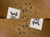 14K Italy Gold necklace with 11 jewels kids charms 10 grams