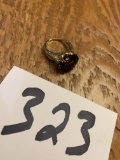 Smoky Quartz 14K ESTATE Ring 6 grams