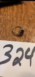 vintage TOURMOLINE 14K estate ring 4 grams