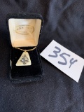 A.D.A. Studios fossil ivory necklace from ALASKA in original box