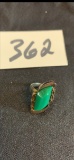 unusual antique Southwest signed STERLING  art deco ring