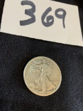 1943 walking liberty US Half Dollar SILVER COIN