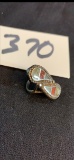 beautiful signed STERLING Southwest style large Ring