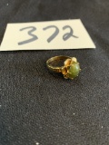 beautiful 14K gold filled vintage cocktail ring