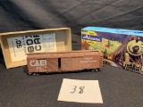 Chicago & Eastern Illinois 50 Ft Box Car Model Train Nos Car