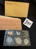 1963 US TREASURY Department PHILADELPHIA MINT COIN SET Silver Half Quarter Dime Nickel Penny