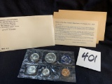 1965 SPECIAL MINT SET US TREASURY DEPARTMENT Mint COIN SET