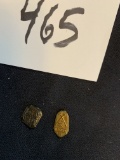 pair of Allis Chalmers and 4H youth 1950s awards pins