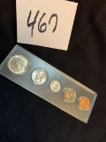 1964 US Proof MINT Set JFK Silver Half Dollar quarter dime nickel penny