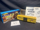Vintage Athearn Ho Scale Model Train 50 Ft Railbox Box Car In Box