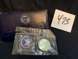 1971 Eisenhower Uncirculated Silver Dollar S Mint