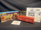 Vintage Athearn Ho Scale Model Train 50 Ft Great Northern Red Box Car New In Box