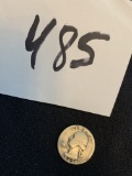 1943 SILVER Washington quarter coin good condition