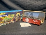 Vintage Athearn Ho Scale Model Train 40 Ft Box Car Santa Fe Shock Box Car New In Box