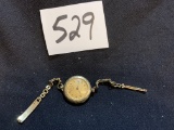antique 14 K GP Elgin watch with band
