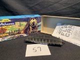 Vintage Athearn Ho Scale Model Train Rio Grande Flat Car With Stakes