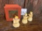 Vintage 1940s Mobil Gas Station Pegasus Tavern Candles New In Box Angels