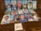 Group Of 16 Vintage Sports Cards Large Topps 1970 Nfl And Mlb Bart Starr Johnny Unitas, Etc..