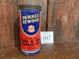Durkee Atwood Self-vulcanizing Tube & Tire Repaid Kit Garage Size Advertising