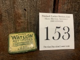 Five Watlow Auto Fuses 3 Ag Amperes Antique Tin