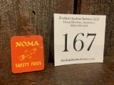 Vintage Noma Safety Fuses Advertising Tin
