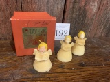 Vintage 1940s Mobil Gas Station Pegasus Tavern Candles New In Box Angels