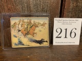 #54 Cavalry Charge - 1941 Gum Inc. Uncle Sam - Soldier Excellent Condition