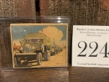 #62 Motor Convey Drivers - 1941 Gum Inc. Uncle Sam - Marine Excellent Condition