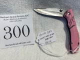 Buck 284 2014 Bantam Moss Oak Pink Knife