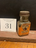 Antique Dutch Brand Gasket Shellac Compound Van Cleef Bros Chicago Glass Advertising Bottle
