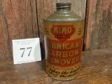 Kimo Products Cone Top Lubricant Carbon Remover Antique Auto Advertising