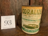 Coralize Cleans Seals Polishes In One Operation Advertising Item 1930s Automobile