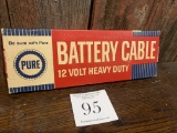 Be Sure With Pure Battery Cable 12 Volt Heavy Duty Advertising Box