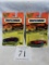 Pair Of Vintage Matchbox Super Fast 1990s Prowler And Dodge Viper Rt/10 Nos In Original Packages