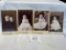 Four Children Photographs 1880s Parker Harman Verner 914 No. Water St Bay City Michigan