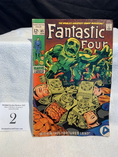 Fantastic Four April 1969 Issue #85 Dr. Doom Appearance Comic Book