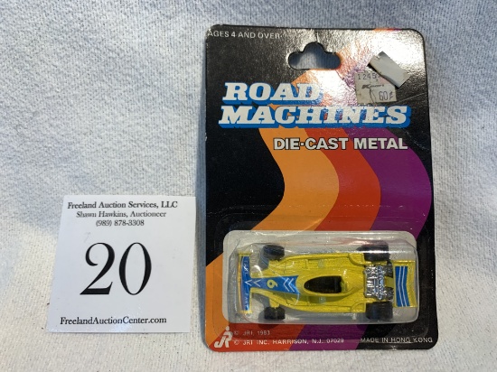 Vintage 1983 Jri Indy Car Die-cast Metal Racing Machines New In Original Package