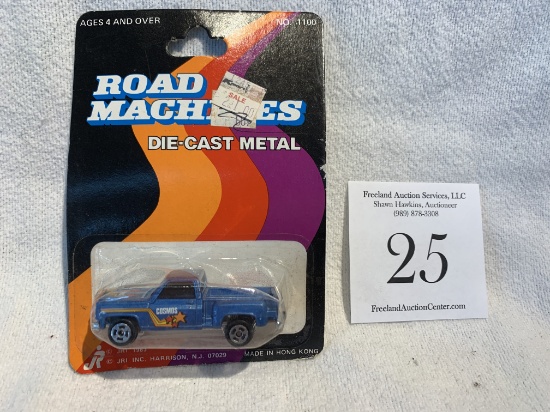 Rare Jri Road Machines Die Cast Metal Nos "cosmos" Truck In Original Package