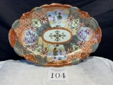 Early 1900s Asian Far East Antique Platter Beautiful! Genji