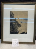 Antique Portland Head Light Signed Ted Busch Litho