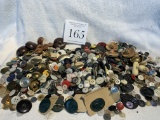 Huge Lot Of Antique And Mid Century Buttons