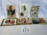 Group Of 6 Thanksgiving Postcards Early 1900s