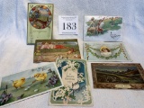 Group Of Vintage Easter Postcards 1900s