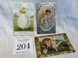 Three Vintage Postcards