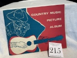 Country Music Picture Album With Stars Including Hank Williams