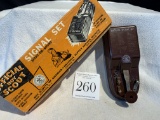 Antique Official Boy Scout Signal Set New In Box