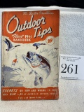 1941 Outdoor Tips Handbook Hunting Fishing For Better Vacations Michigan Firearm Winchester Advertis